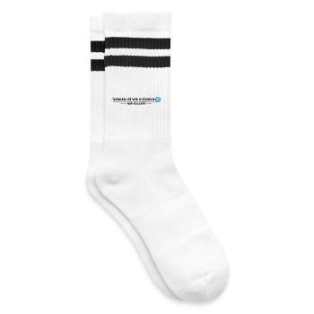 Penser, c’est comme chercher sur Google – mais plus évident - Chaussettes de tennis - blanc/noir - Droite