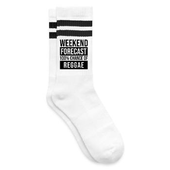 reggae - Chaussettes de tennis - blanc/noir - Droite