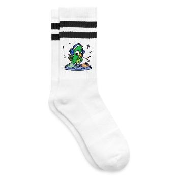 Amoureux Des Animaux, Perroquet, Animal De Compagnie, Oiseau, Zoo, Animal - Chaussettes de tennis - blanc/noir - Droite