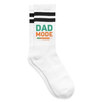 Mode papa en charge pour les futurs pères fiers - Chaussettes de tennis - blanc/noir - Droite