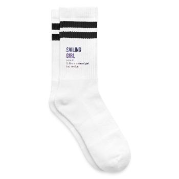navigation - Chaussettes de tennis - blanc/noir - Droite