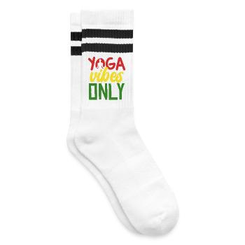T-shirt Only Yoga Vibes - Chaussettes de tennis - blanc/noir - Droite