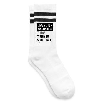 football - Chaussettes de tennis - blanc/noir - Droite
