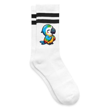 Perroquet - Chaussettes de tennis - blanc/noir - Droite