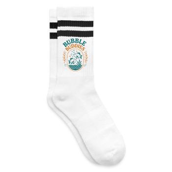 Bubble Buddies - Striped tennis socks - white/black - Right