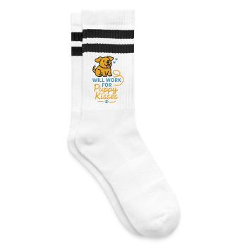 Jour de l’adoption Refuge pour animaux de sauvetage - Chaussettes de tennis - blanc/noir - Droite