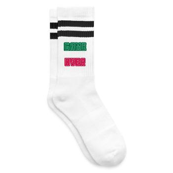Fin de partie, niveau d’achèvement débloqué - Chaussettes de tennis - blanc/noir - Droite