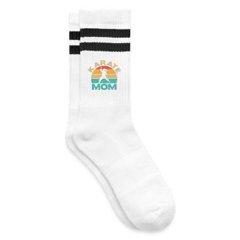 Karate Training Gifts Karate Training - Striped tennis socks - white/black - Right
