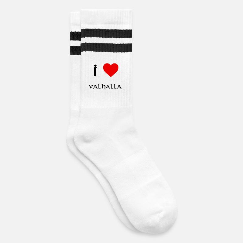 J’adore Valhalla - Chaussettes de tennis - blanc/noir