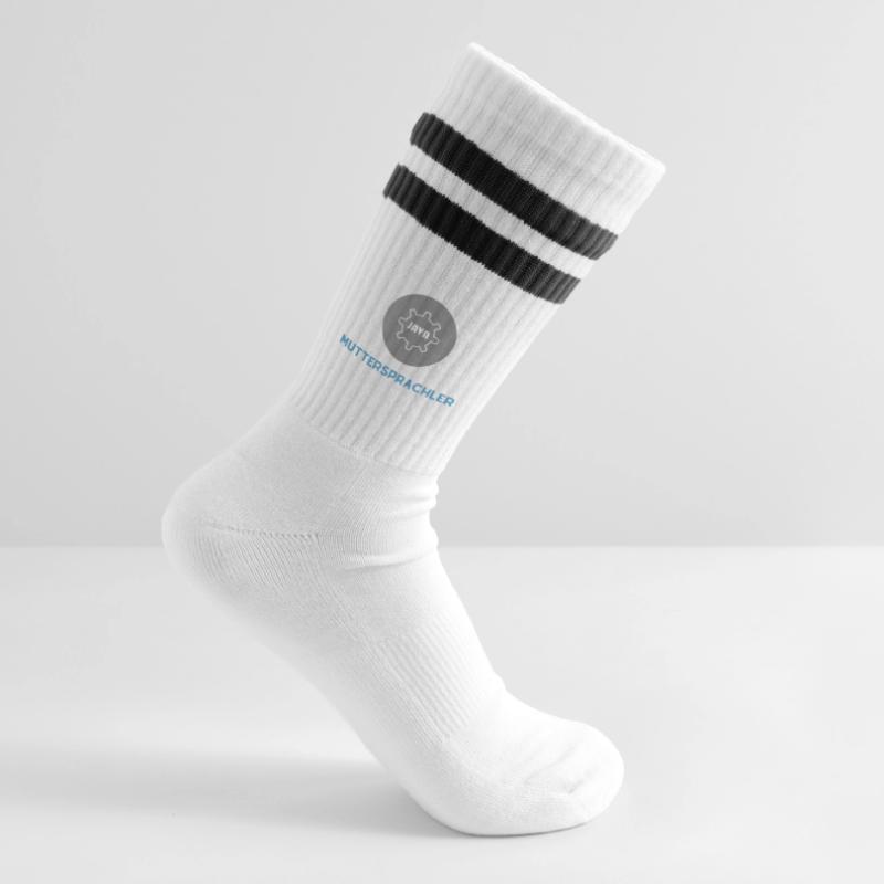 Native speaker: JavaScript Edition Striped tennis socks