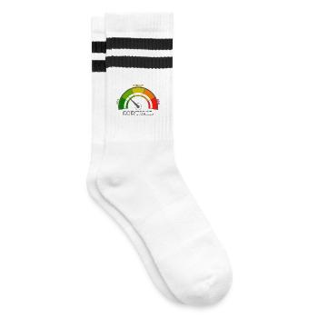 Funny Low cortisol Hilarious Stress Free Cortisol - Chaussettes de tennis - blanc/noir - Droite