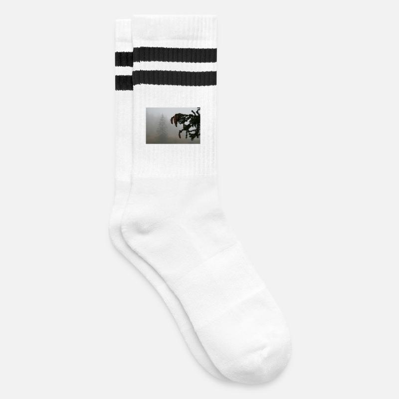 Magie du cône de la forêt nuageuse / Feldberg - Chaussettes de tennis - blanc/noir