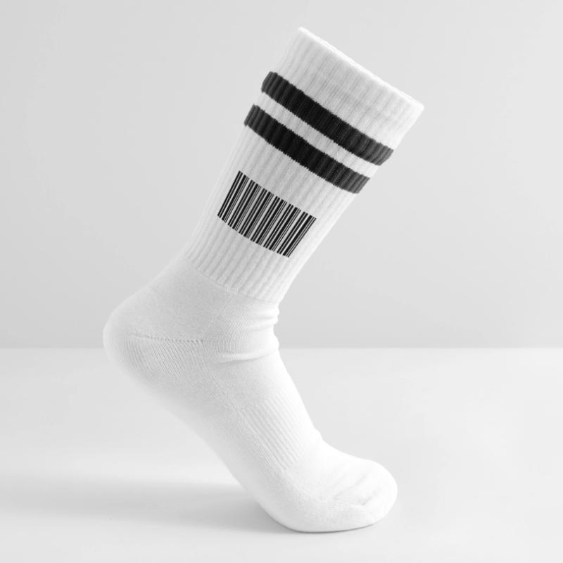 Conception de technologies informatiques pour nerds de code-barres Chaussettes de tennis