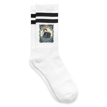  Magnetfischen Fluss Schatzsucher - Gestreifte Tennissocken - Weiß/Schwarz - Rechts