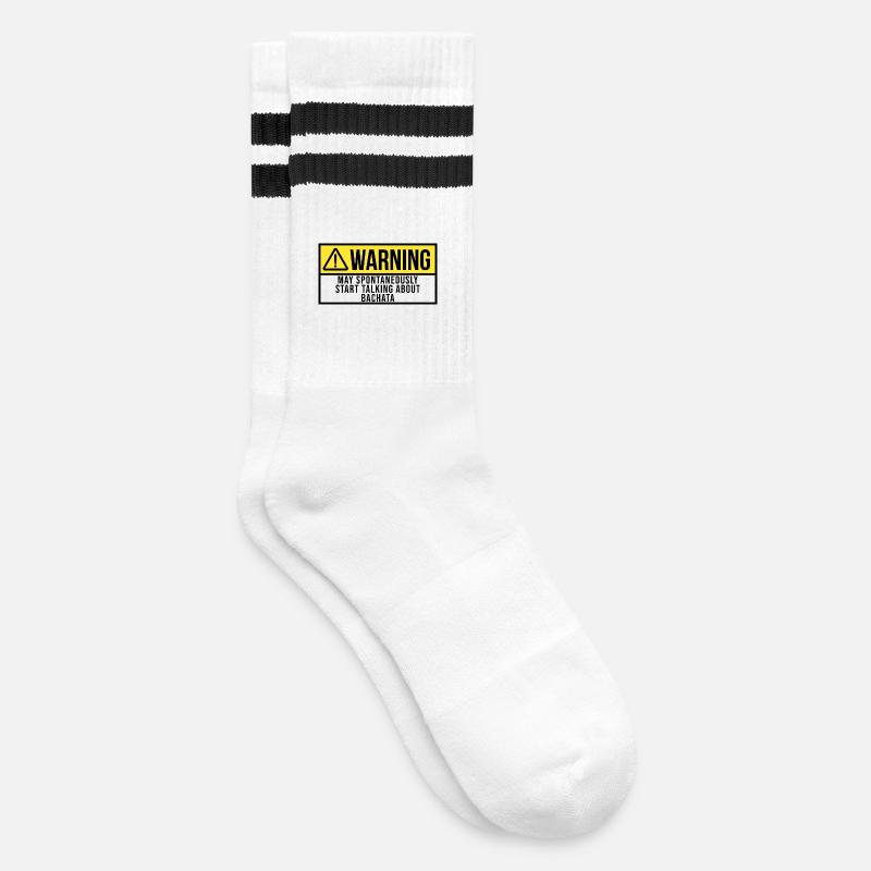 Bachata - Chaussettes de tennis - blanc/noir