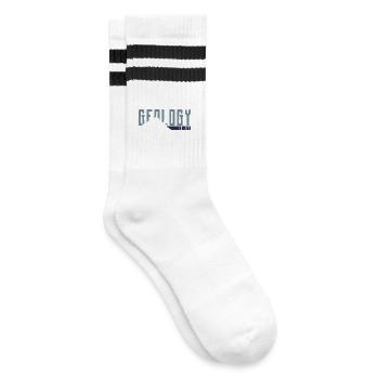 La géologie, c’est la vie - Chaussettes de tennis - blanc/noir - Droite