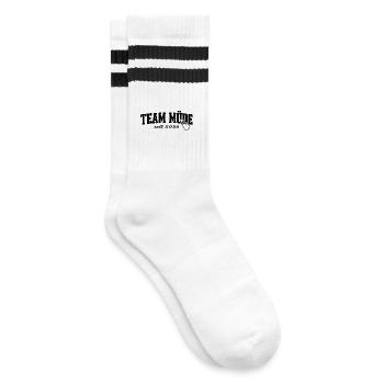 Maman - Papa - Équipe Fatiguée - Bébé - Chaussettes de tennis - blanc/noir - Droite