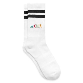 Football américain - Chaussettes de tennis - blanc/noir - Droite