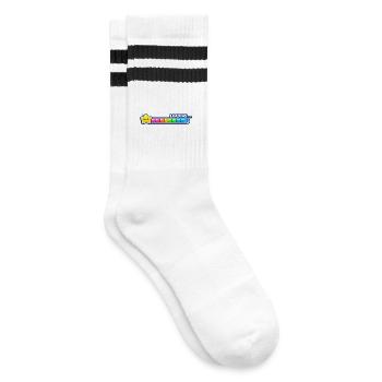 Chargement du niveau de joueur - Chaussettes de tennis - blanc/noir - Droite