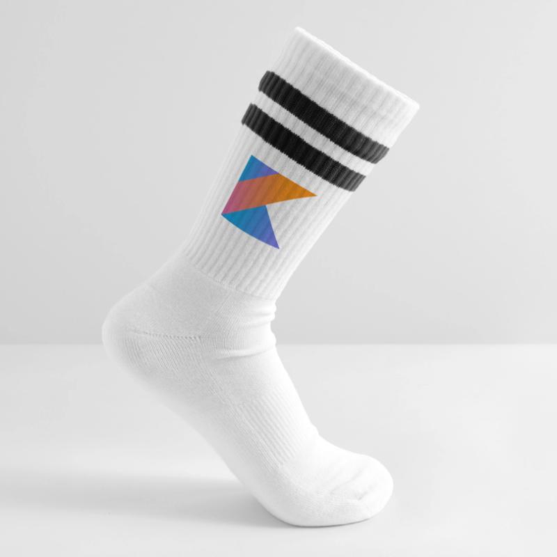 programmer nerd computer source new K sign pc c Striped tennis socks