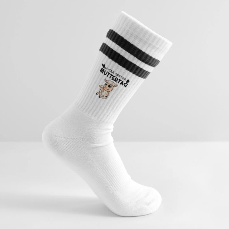 Muttertag - erster Muttertag Geschenk Gestreifte Tennissocken
