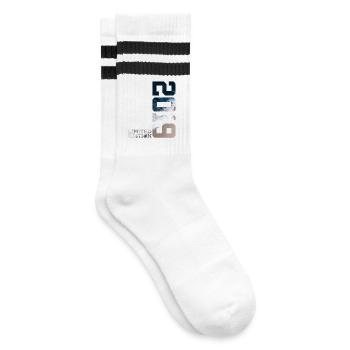 7TH BIRTHDAY LIMITED EDITION 2019 - Striped tennis socks - white/black - Right