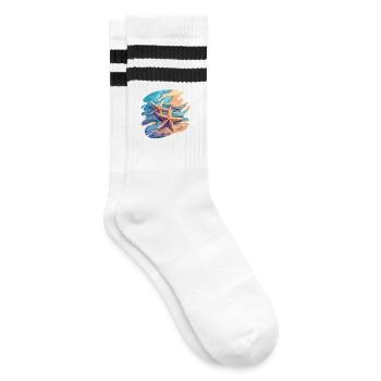 Étoile de mer Étoile de mer - Chaussettes de tennis - blanc/noir - Droite