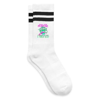 pierre de naissance - Chaussettes de tennis - blanc/noir - Droite