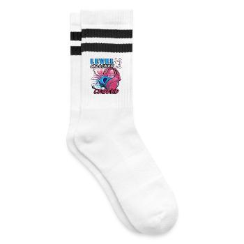 Niveau 23 – Légende débloquée - Chaussettes de tennis - blanc/noir - Droite