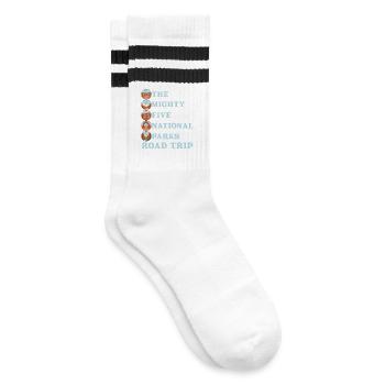 Tournée des parcs nationaux des Utah Mighty 5 - Chaussettes de tennis - blanc/noir - Droite