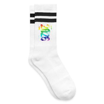 Enfant scolaire 2026 - Inscription scolaire - Première année - Chaussettes de tennis - blanc/noir - Droite