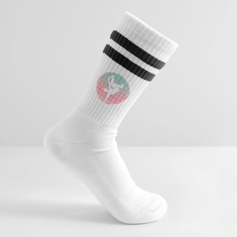 Breakdance Danse Breakdancer Breakdancer Rétro Breakdancer Chaussettes de tennis