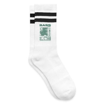 Bassiste amateur de basse Streetwear - Chaussettes de tennis - blanc/noir - Droite