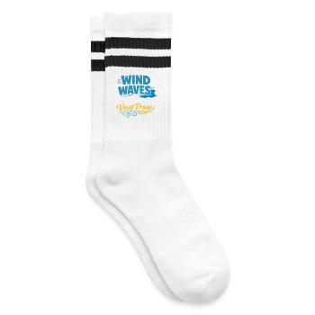 Communauté de musique folk Shanty Crew - Chaussettes de tennis - blanc/noir - Droite