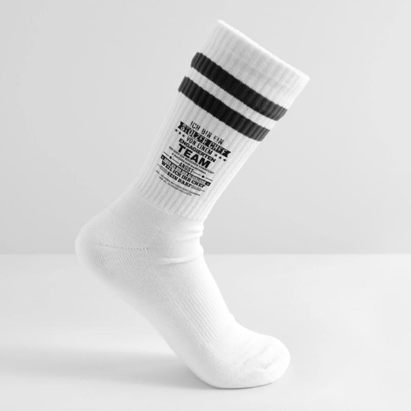 Fier patron d’une équipe dévouée Chaussettes de tennis
