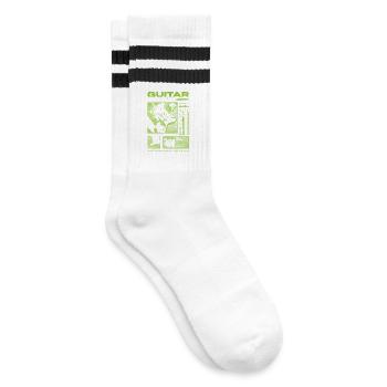 Guitariste Guitariste Rock Musicien streetwear - Chaussettes de tennis - blanc/noir - Droite