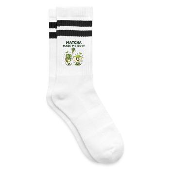 Le matcha m’a fait le faire thé vert Matcha Latte Lover - Chaussettes de tennis - blanc/noir - Droite