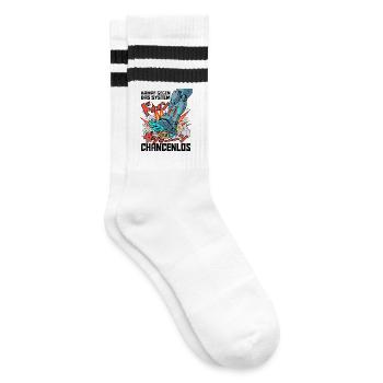 Kampf_Gegen_Das_System - Striped tennis socks - white/black - Right
