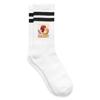 Papa Poulet Papa Rétro Cool - Chaussettes de tennis - blanc/noir - Droite