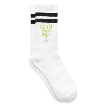 Équipe de cocktails de soirée de jeune fille Daiquiri - Chaussettes de tennis - blanc/noir - Droite