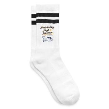 Sourdough Bread Baking Baker Sourdough Starter - Striped tennis socks - white/black - Right