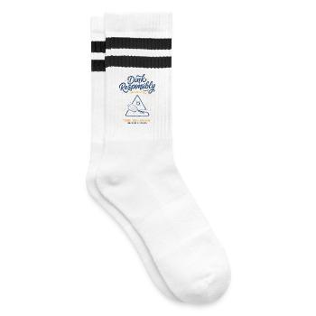 Pickleball Player Dink Responsibly Love Pickleball - Striped tennis socks - white/black - Right