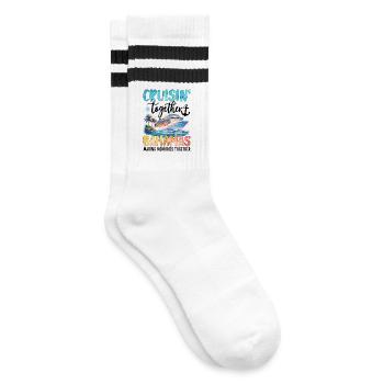 Croisière ensemble aux Bahamas - Chaussettes de tennis - blanc/noir - Droite