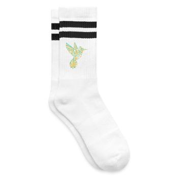 Crâne Alebrije Colibri mexicain - Chaussettes de tennis - blanc/noir - Droite