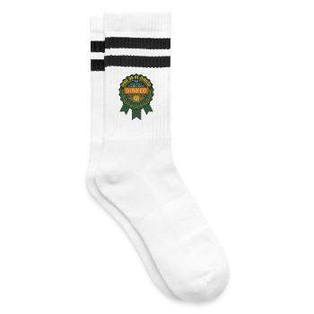 Joueur drôle de pickleball Dink ou Dinked - Chaussettes de tennis - blanc/noir - Droite