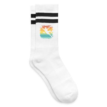 Boulderer Boulder Bouldering - Striped tennis socks - white/black - Right