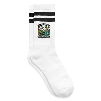 Humour de pêche en route vers de mauvaises décisions - Chaussettes de tennis - blanc/noir - Droite
