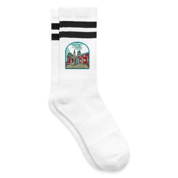 Charming Detail: Pena Palace, Sintra - Striped tennis socks - white/black - Right