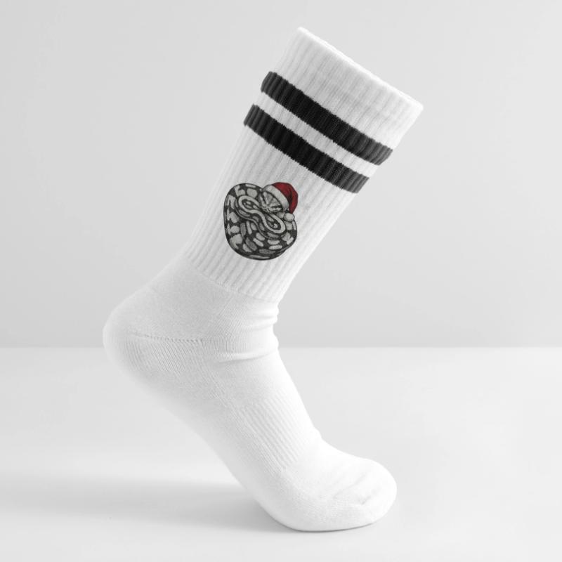 Serpent roi python roi de Noël Python boule Chaussettes de tennis