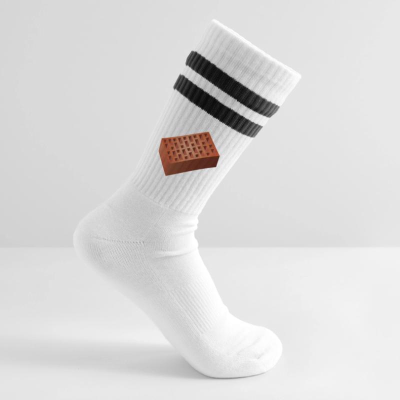 Brick Wall Bricks Bricks for Wall Construction Striped tennis socks